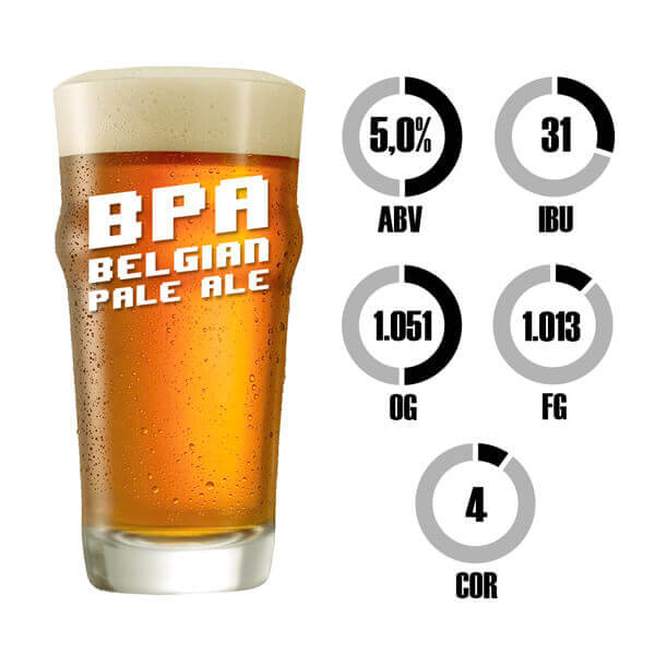 Kit Receita Cerveja BPA Belgian Pale Ale