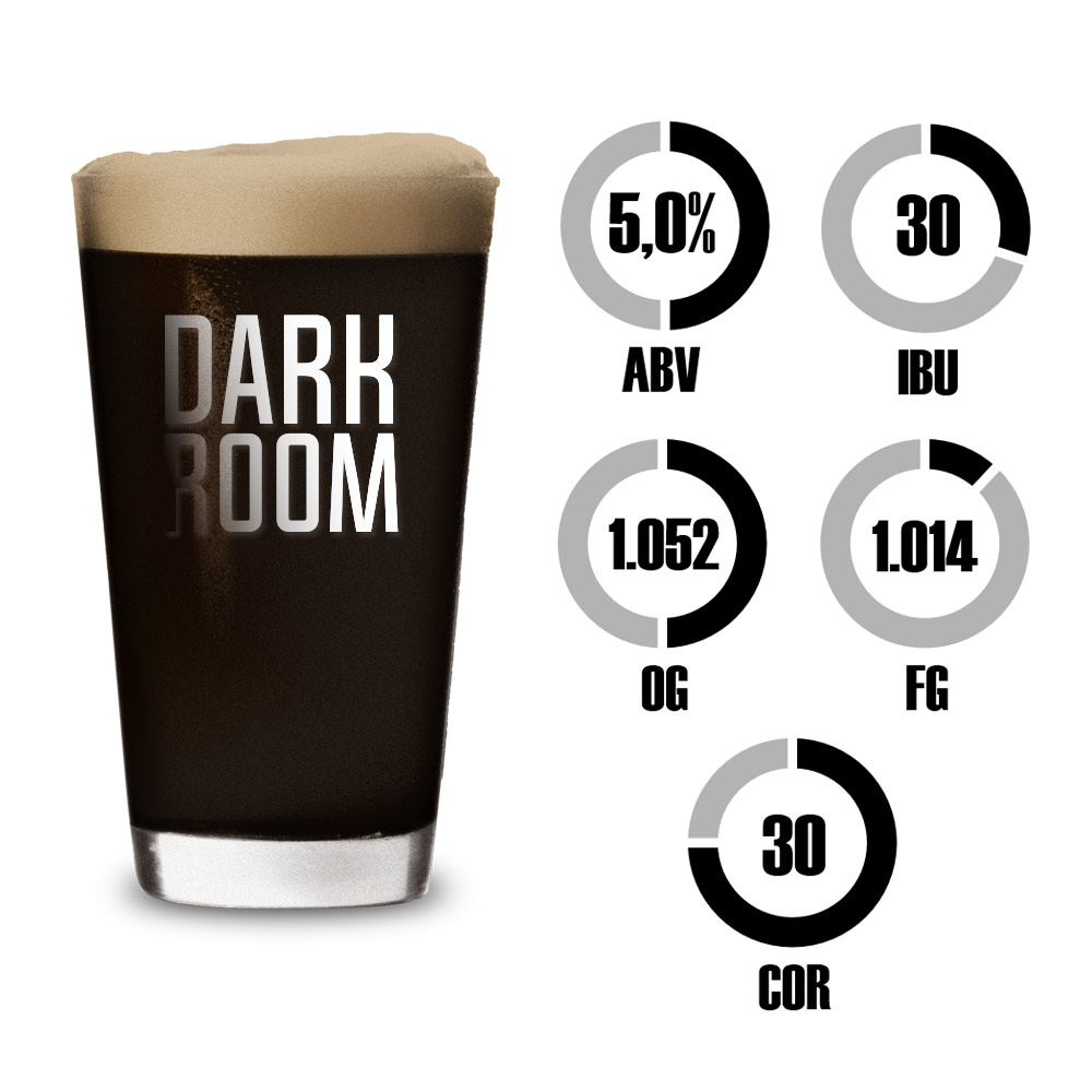 Kit Receita Cerveja Fácil Dark Room Porter