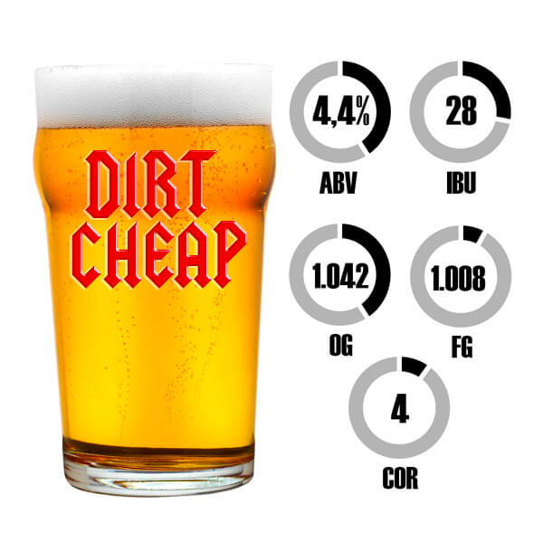 Kit Receita Cerveja Fácil Dirt Cheap APA