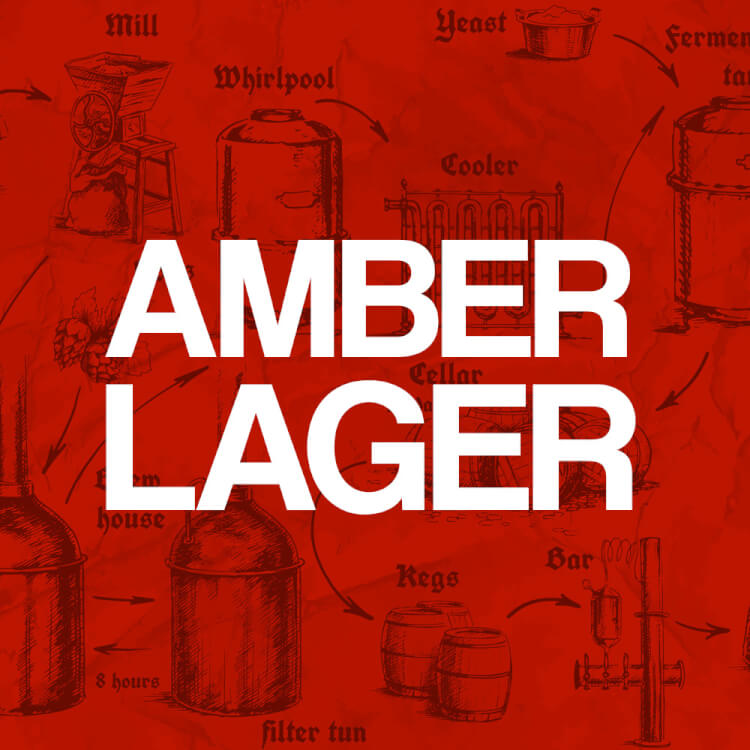 Kit Receita Cerveja Amber Lager