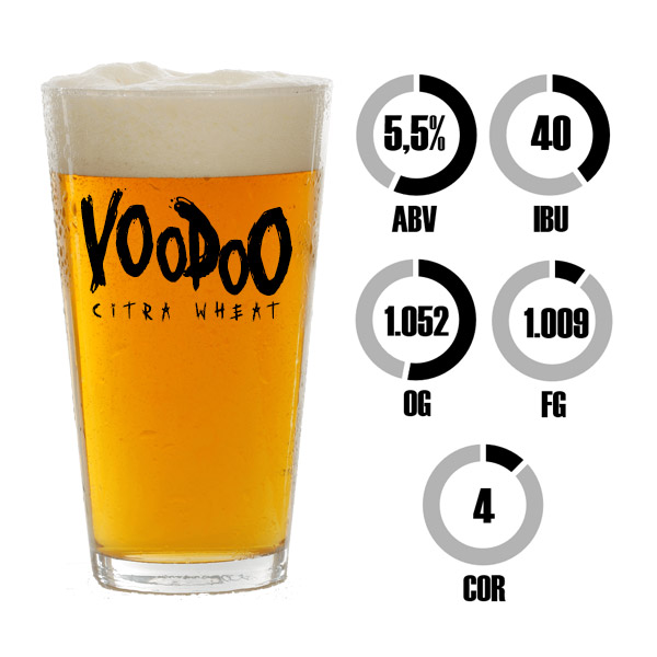Kit Receita Cerveja Fácil Voodoo Citra Wheat
